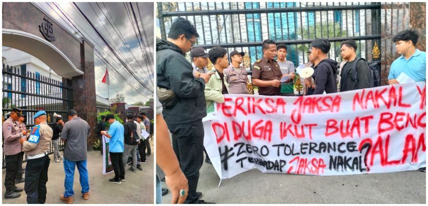 Unjuk Rasa di Kajati Sumut, Periksa Oknum Jaksa &ldquo;J&rdquo; dan Kasus DAK Disdik Sumut
