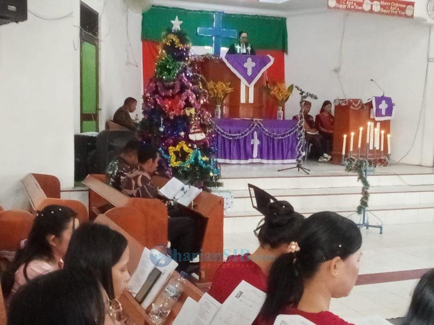 Perayaan Natal SMKN 1 Panei, Pdt Noderia Manalu Ajak Siswa Jadi Garam dan Terang Dunia