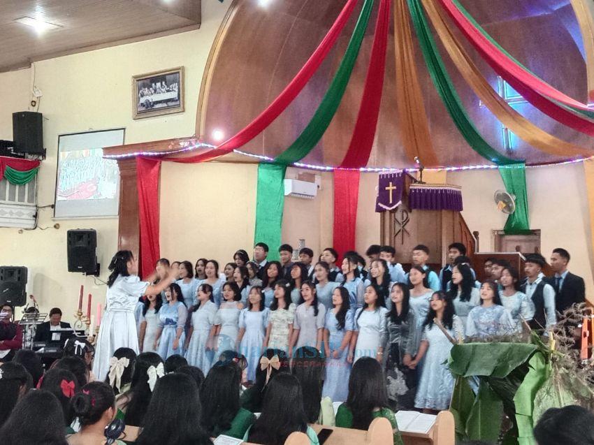 Keluarga Besar YP dan PK Teladan Pematangsiantar Rayakan Natal Bersama