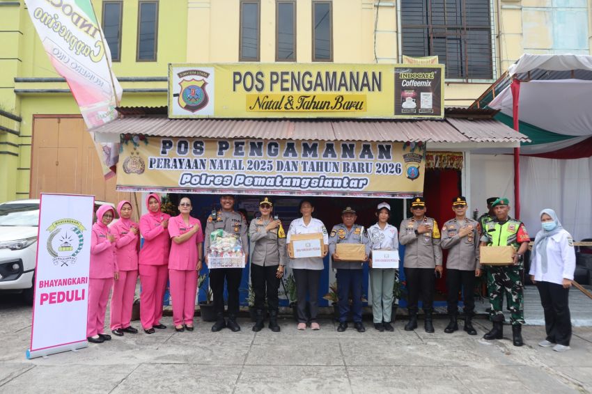 Kapolres Pematangsiantar Cek Kesiapan Personel Pos Pam dan Pos Yan Nataru