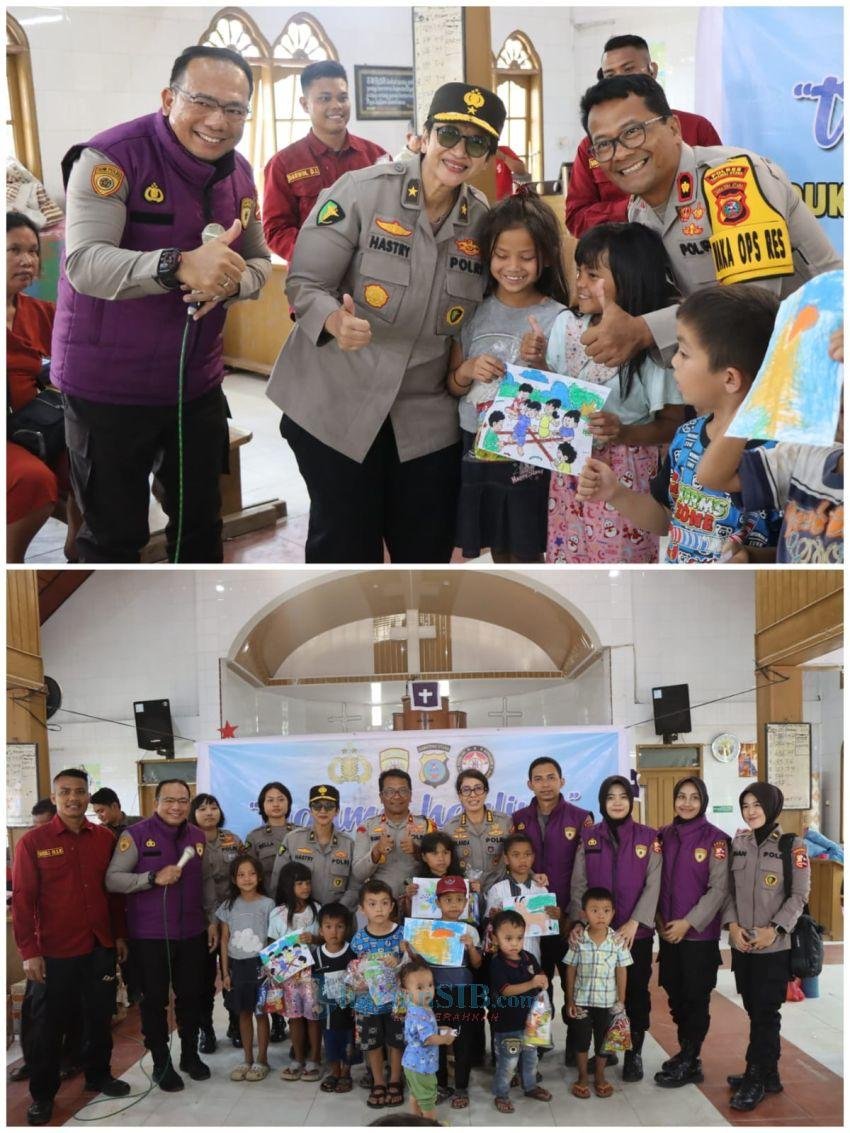 Tim Biro Psikologi SSDM bersama Tim Polwan Mabes Polri Laksanakan Trauma Healing