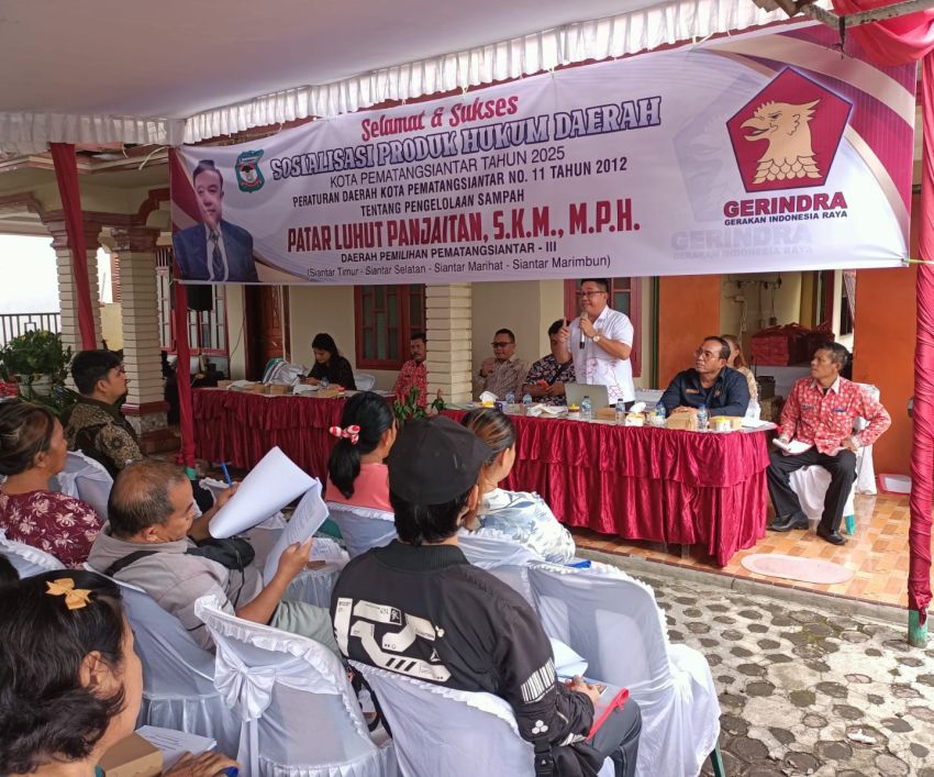 Ajak Warga Peduli Lingkungan, Patar Panjaitan Tekankan Pentingnya Pengelolaan Sampah yang Sehat dan Teratur