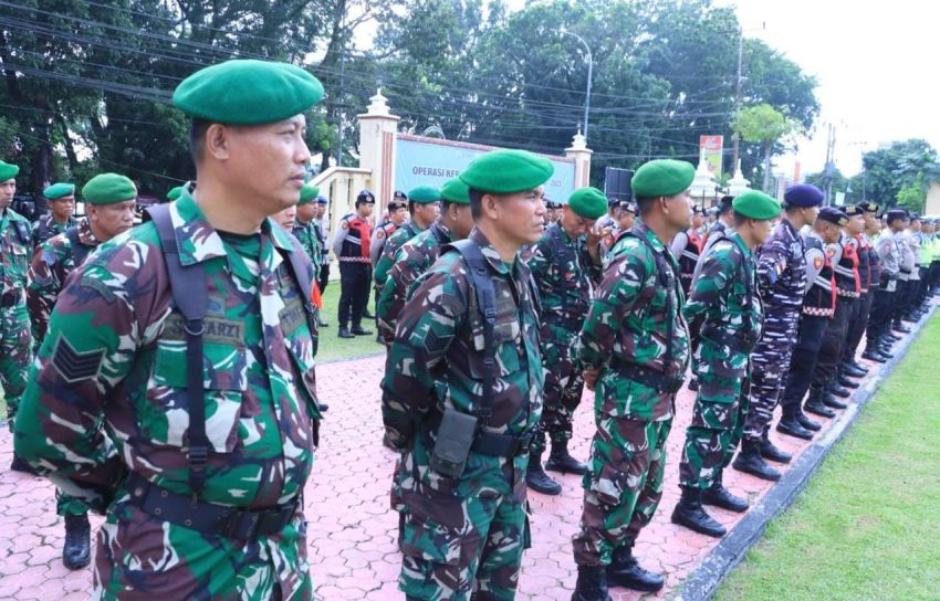Apel Gelar Pasukan Operasi Lilin Toba 2025, Polres Labuhanbatu Siap Amankan Nataru