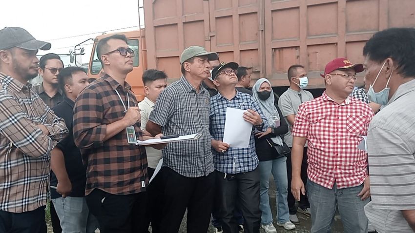 Sidang Lapangan Gugatan Penyerobotan Tanah Milik Herlina Br Sinuhaji Digelar di PT UG Patumbak