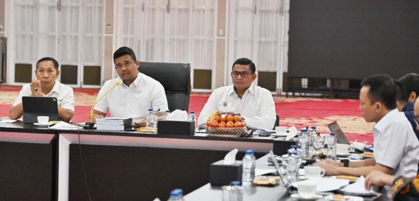 Gubernur Bobby Nasution Laporkan 648 Unit Huntap Sudah Groundbreaking