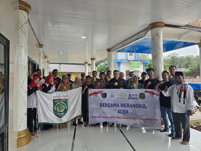 Bantuan Kemanusiaan, IKA HMI UISU Kirim Tim Medis dan Bantuan Korban Bencana Aceh