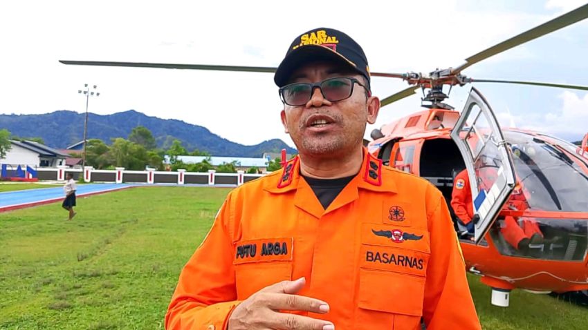 Helikopter Basarnas Gagal Landing di Titik Terisolir