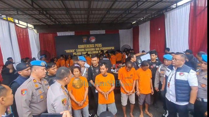 Lapak Narkoba Digerebek, Motor Polisi Dibakar di Tembung