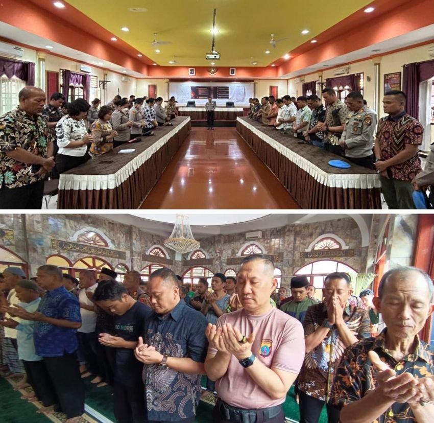Polres Pematangsiantar Gelar Salat Gaib dan Doa Bersama untuk Korban Bencana di Sumatera