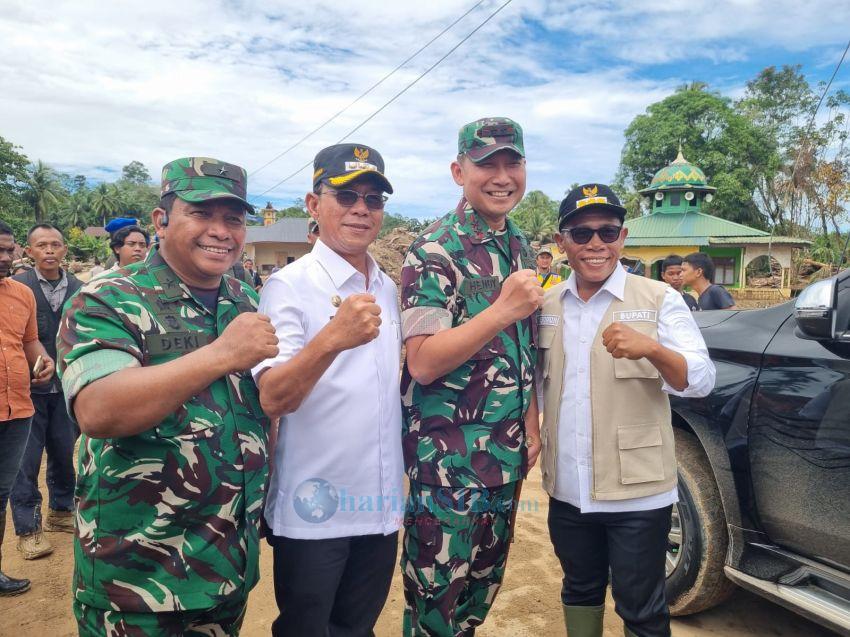 Pangdam I/BB Kunjungi Jembatan Penghubung Tapteng&ndash;Tapsel