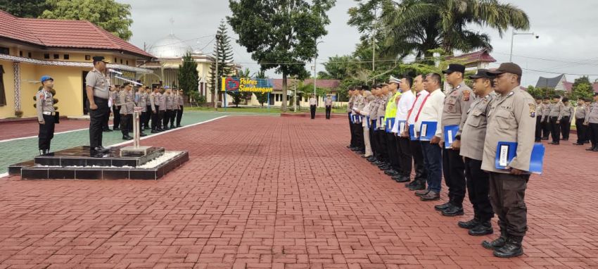 Polres Simalungun Tingkatkan Kesiagaan Personel Hadapi Akhir Tahun