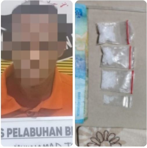 Polres Belawan Ringkus Pengedar Sabu di Kelumpang Kebun