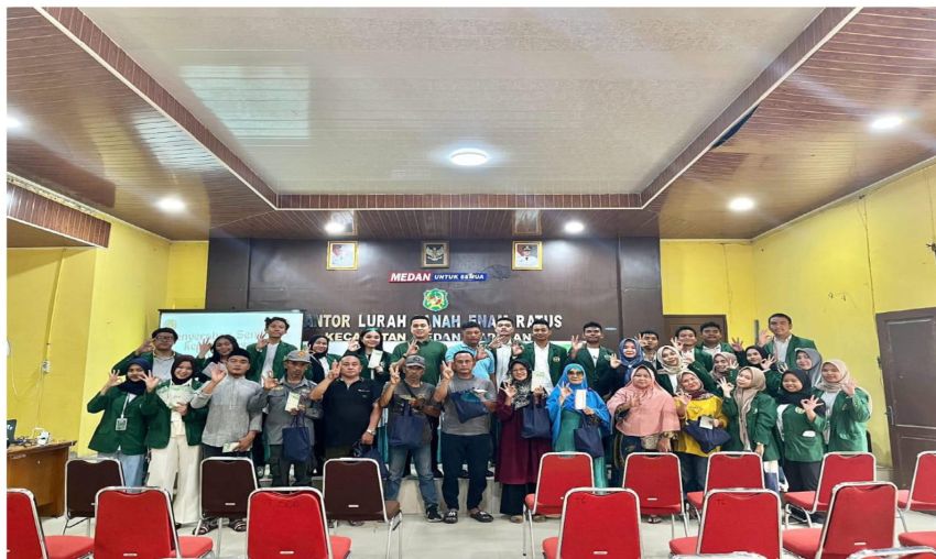 Mahasiswa USU Gelar Program &ldquo;Sembako Edukatif&rdquo; untuk Pekerja Kasar di Marelan