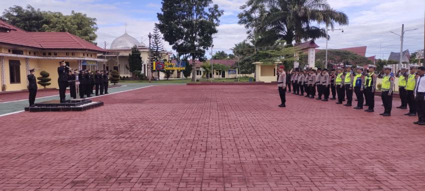 Polres Simalungun Gelar Upacara Peringatan Hari Bela Negara