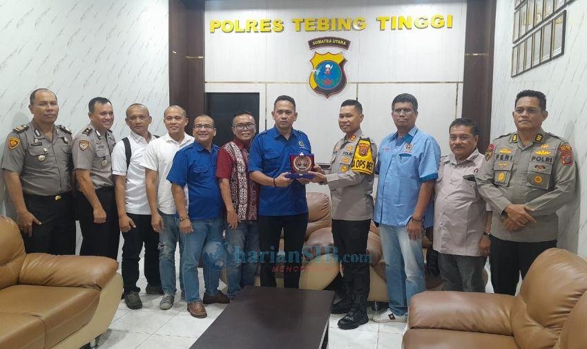 AKBP Simon Paulus Sinulingga Dukung Program Kerja PWI Tebingtinggi