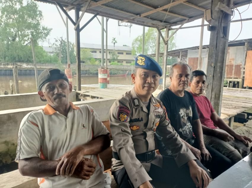 Sat Polairud Polres Tanjungbalai Edukasi Nelayan Jaga Kamtibmas