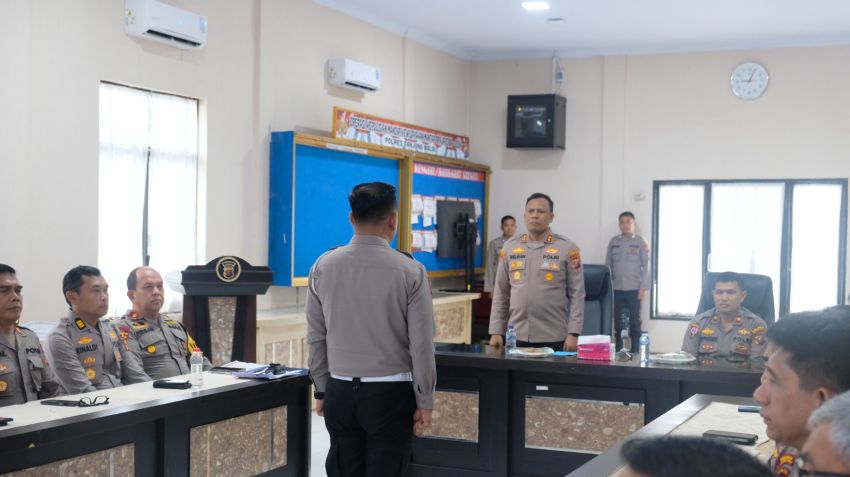 Wujudkan Nataru Damai, Polres Tanjungbalai Gelar Latihan Pra Operasi Lilin Toba 2025