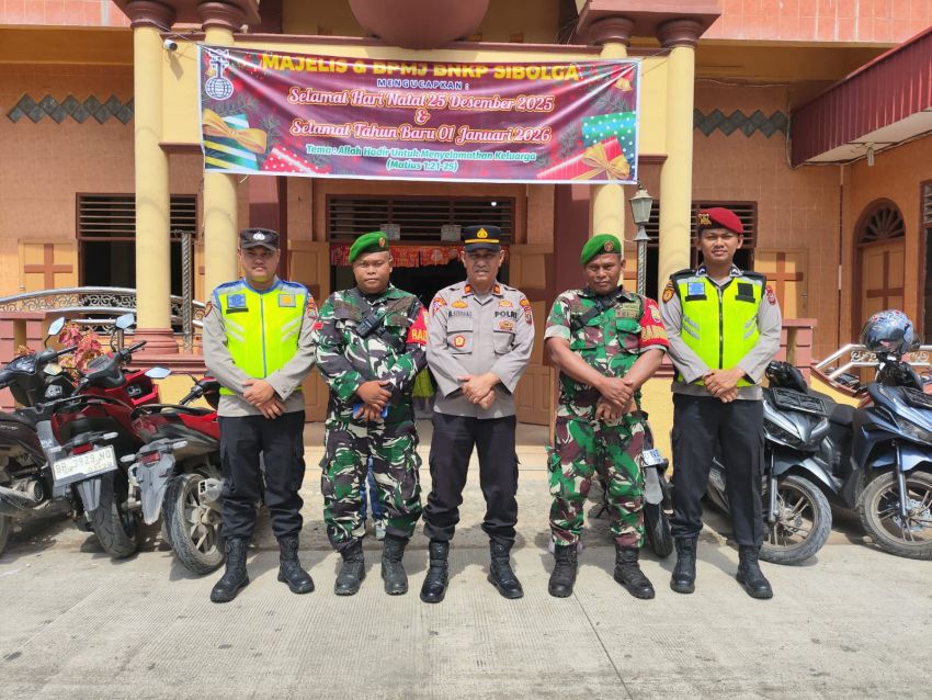 Perayaan Ibadah Natal di Sibolga Berlangsung Aman