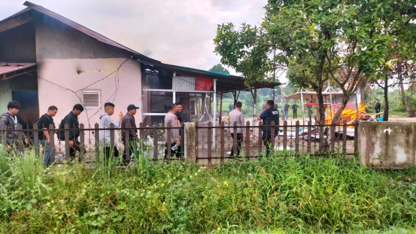 Polrestabes Medan Kembali Gerebek Sarang Narkoba di Jermal 15, Enam Gubuk Dibongkar