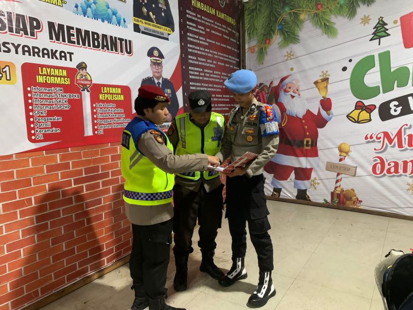 Propam Cek Dan Kontrol Kehadiran Personel Pos Ops Lilin Toba 2025