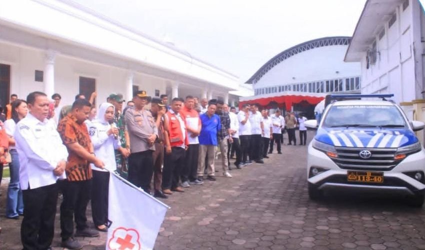 Bupati Labuhanbatu Kembali Kirim Bantuan Besar untuk Korban Banjir dan Longsor di Tapsel