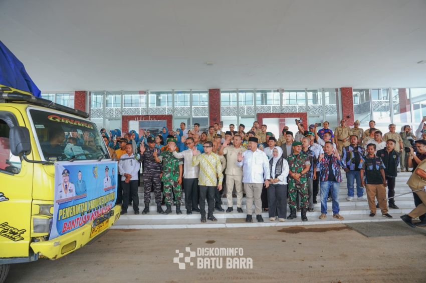 Bupati Batubara Lepas Bantuan Kemanusian untuk Korban Bencana Sumut dan Aceh