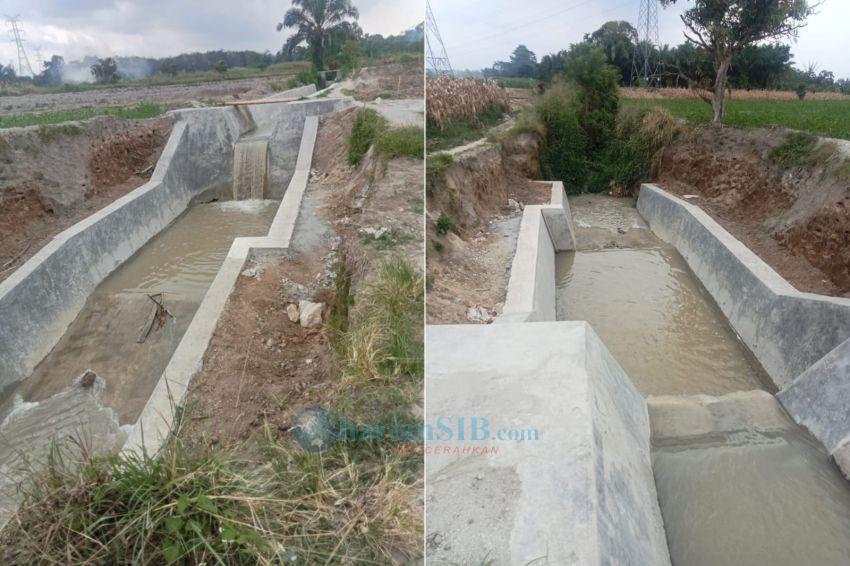 Rehabilitasi Saluran Irigasi Di Gajing Simalungun Rampung