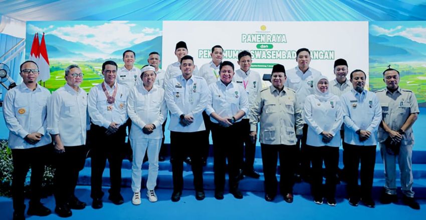 Turut Berkontribusi Swasembada Pangan Nasional, Gubernur Sumut  Bobby Nasution Terima Satya Lencana Wirakarya dari Presiden