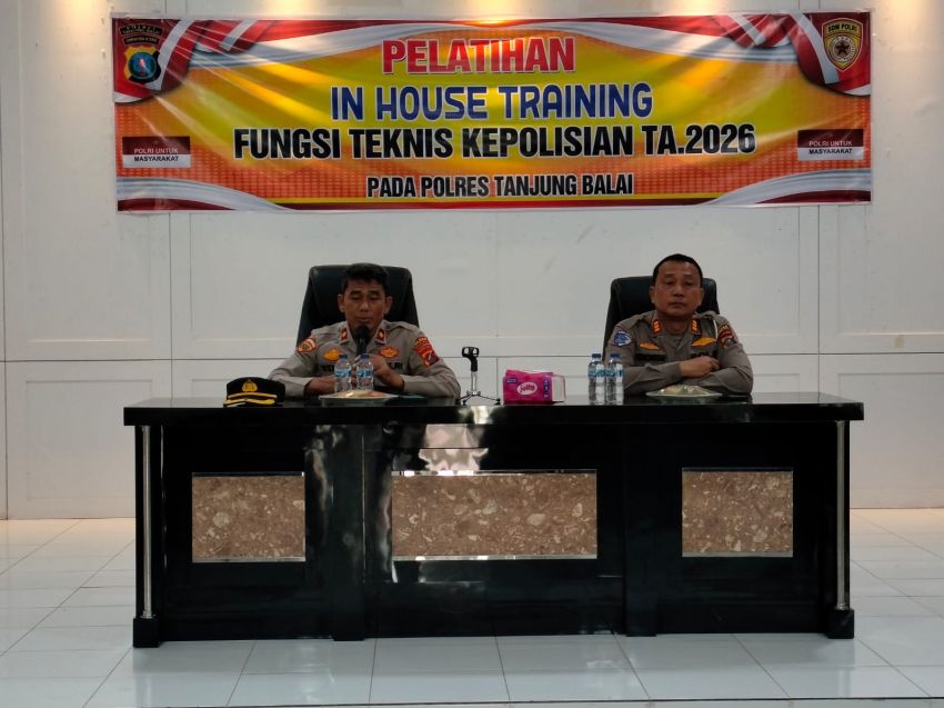 Tingkatkan Profesionalisme Personel, Polres Tanjungbalai Gelar Pelatihan Fungsi Teknis Lantas