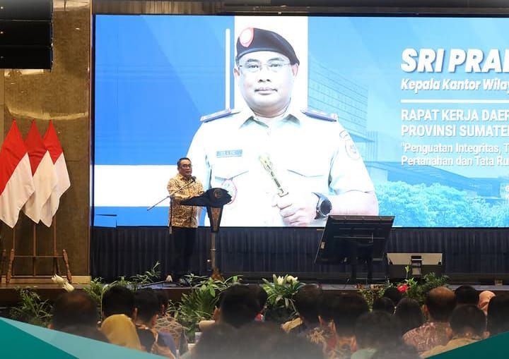 Sri Pranoto Buka Rakerda Kanwil BPN Sumut Tahun 2026