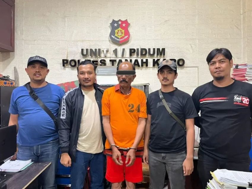 Sat Reskrim Polres Tanah Karo Amankan Tersangka Pelaku Penganiayaan di Kabanjahe