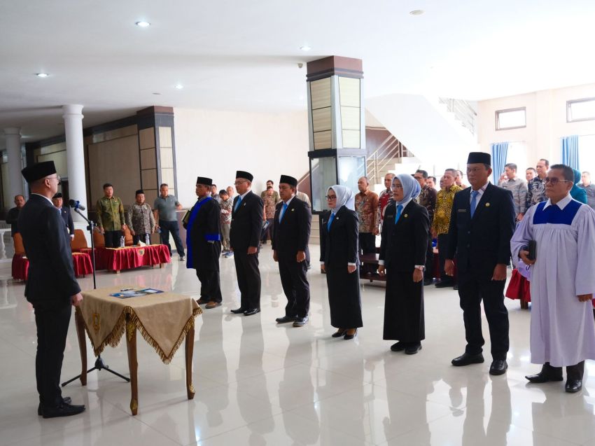 Bupati Lantik 5 Pejabat Pimpinan Tinggi Pratama, Wabup Lantik 30 Pejabat Administrator dan Pengawas