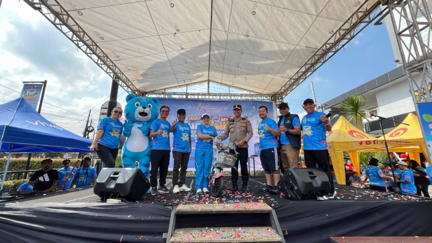 Millennium Fun Walk, Kapolsek Medan Helvetia Apresiasi Ribuan Peserta Ikut Aksi Bersih-bersih Medan