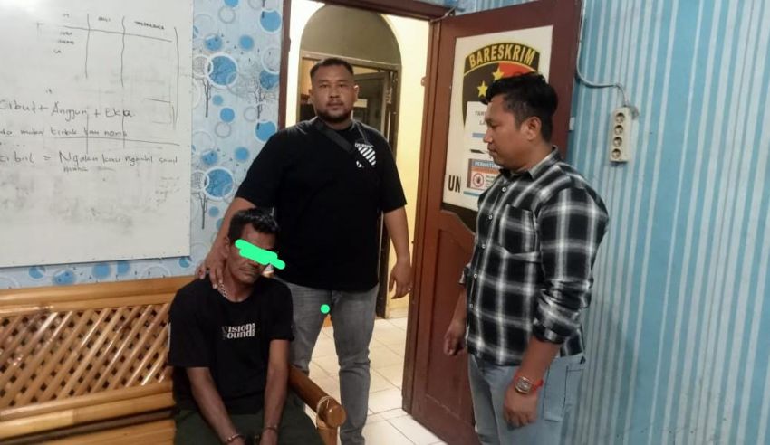 Usai Diberitakan SIB, Polsek Kuala "Gercep" Tangkap Oknum Preman yang Meresahkan Warga