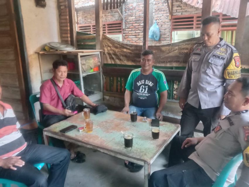 Bhabinkamtibmas Sei Raja Gelar Cooling System Imbau Warga Menjauhi Pekat