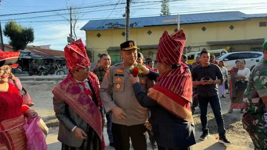 Kapolres Tanah Karo Hadiri Pentahbisan Imam Baru Ordo Kapusin di Berastagi