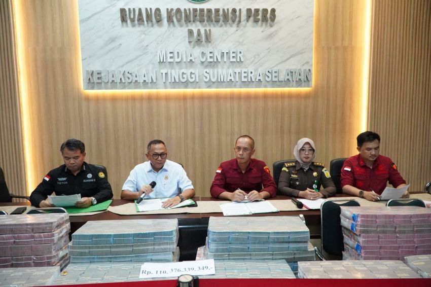 Kejaksaan Tinggi Sumsel Selamatkan Uang Negara Rp 616,52 M Lewat Penanganan Kasus Korupsi