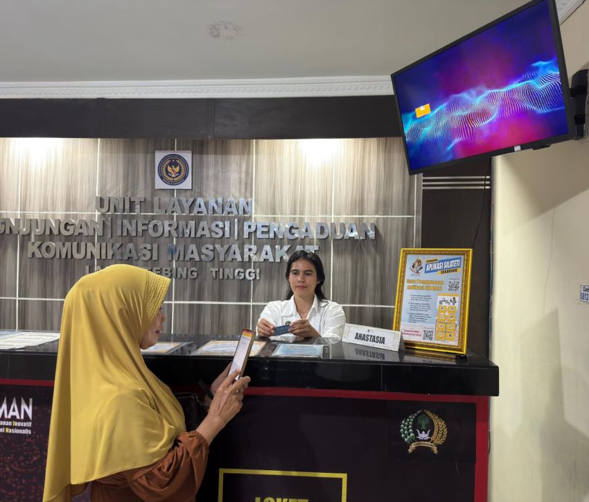 Optimalkan Keamanan dan Pelayanan, Lapas Tebingtinggi Terapkan Kunjungan Terintegrasi SILATETI