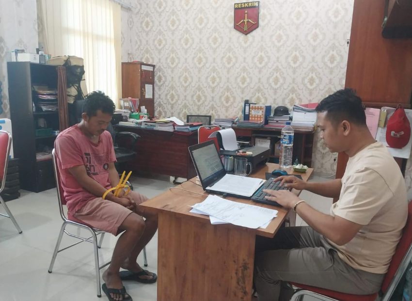 Polres Sergai Amankan Sopir Angkot Mesum yang Viral di Medsos