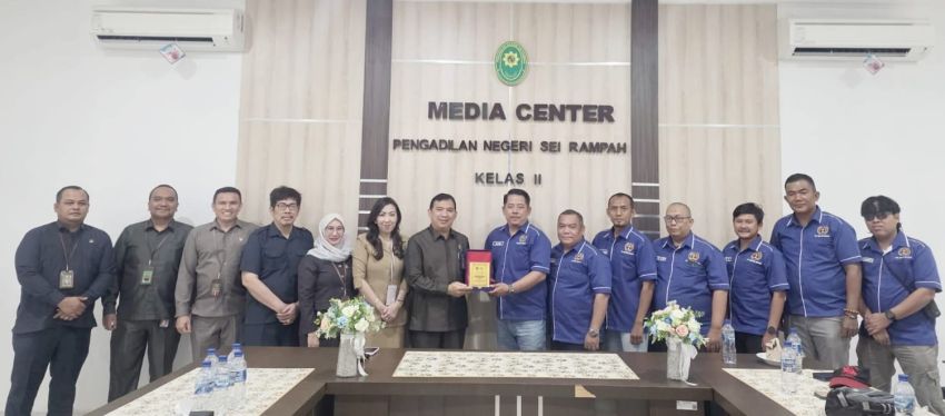 Audiensi Jelang HPN, PN Seirampah dan DPRD Sergai Dukung Penuh PWI