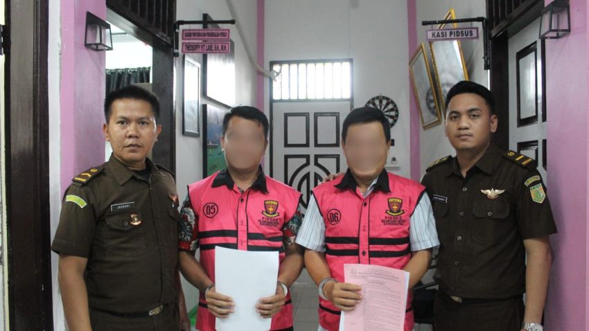 Korupsi Dana Desa Tuhegeo II, Kades dan Sekdes Jadi Tersangka di Kejari Gunungsitoli