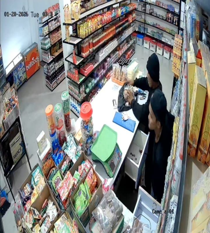 Terekam CCTV, Pencuri Gasak Uang Rp 16 Juta di Warung Kawasan Tembung