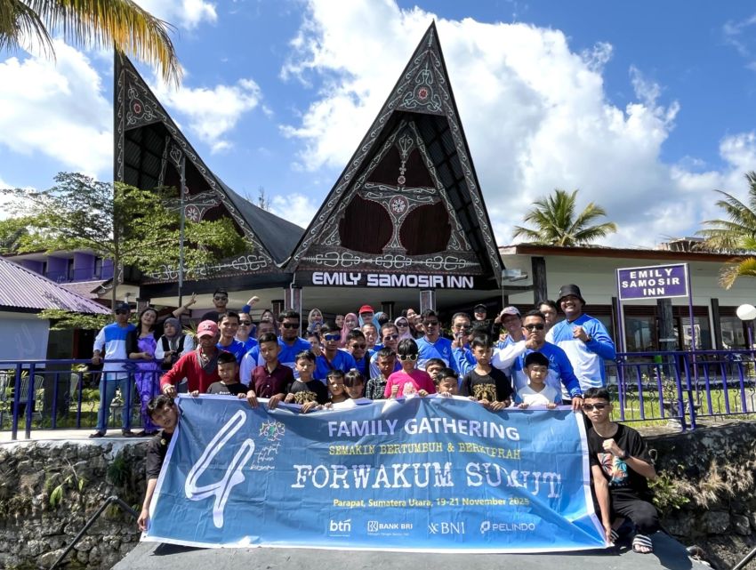 Perkuat Solidaritas Wartawan Hukum, Forwakum Sumut Gelar Family Gathering ke-4 di Tuktuk Samosir