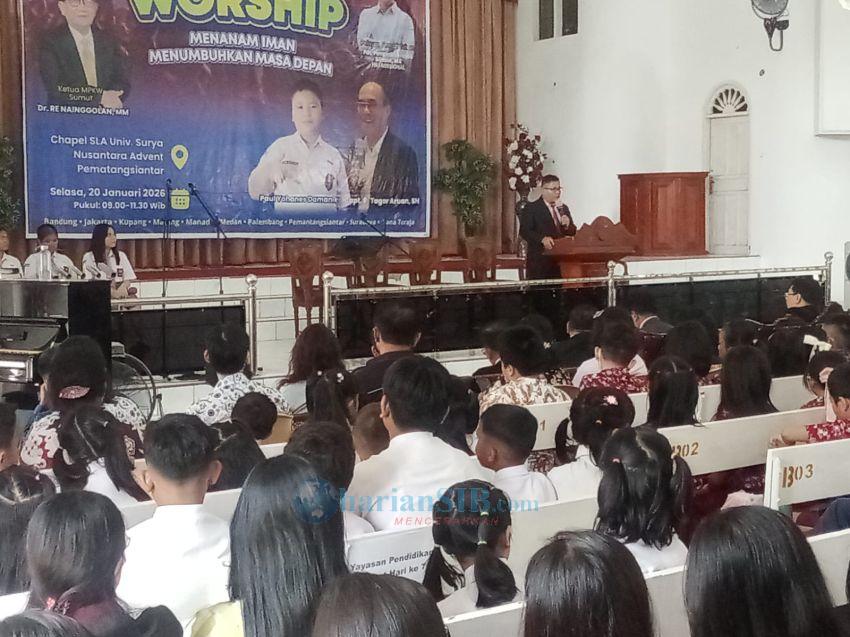 Sekolah Kristen di Pematangsiantar Gelar Revival Worship Menanam Iman Menumbuhkan Masa Depan