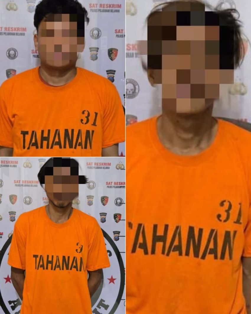 Bocah Tertembak Senapan Angin, Tim Jatanras Polda Sumut dan Polres Belawan Ringkus Tiga Pria