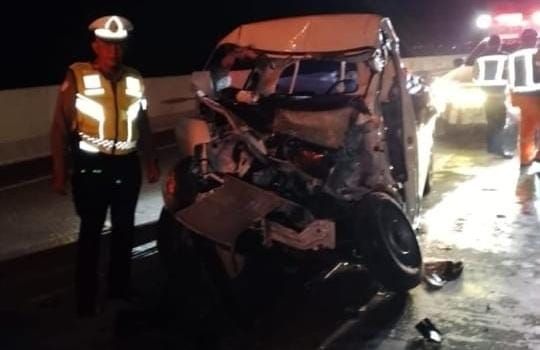 Tabrakan di Tol Medan&ndash;Tebingtinggi, Satu Penumpang Tewas di TKP
