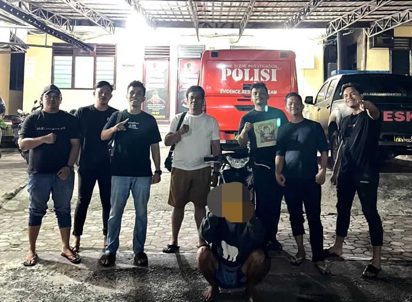 Tak Sampai 1x24 Jam, Pelaku Curanmor Dibekuk Polisi di Pematangsiantar