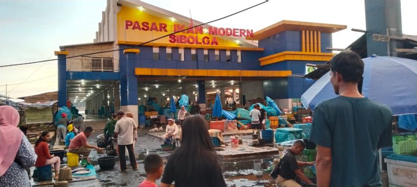 Nelayan Tak Melaut, Aktivitas Pasar Ikan Modern Sibolga Sepi