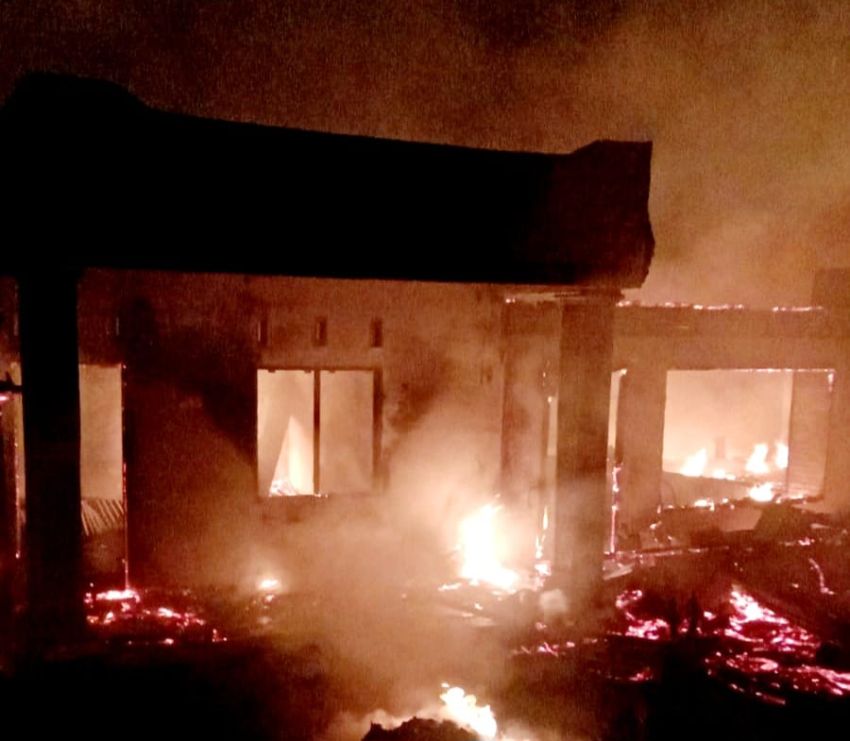 11 Rumah Warga di Lau Tawar Dairi Hangus Terbakar
