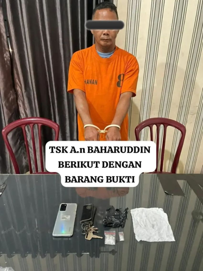 Residivis Sabu Dibekuk Satresnarkoba Polres Tanah Karo di Kabanjahe